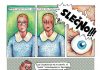 Arantza Margolles Beran gana’l Premiu Alfonso Iglesias de cómic por Slečno Páxina con 4 viñetes de la obra a color.